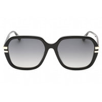 Chloe Women's Sunglasses - Black Square Full Rim Plastic Frame Grey Lens | CH0204S 001 ,