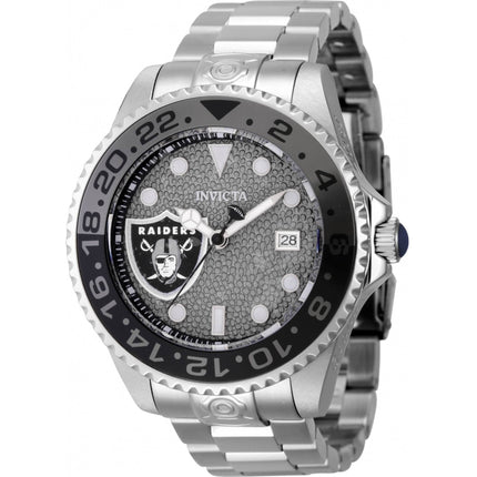 Invicta Men's Watch - NFL Las Vegas Raiders Automatic Grey and Black Dial | 45025 ,
