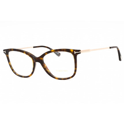 Tom Ford Women's Eyeglasses - Havana Cat Eye Plastic Full Rim Frame | FT5510 052 ,