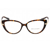 Bvlgari Women's Eyeglasses - Havana Plastic Full Rim Cat Eye Frame | 0BV4199BF 504 ,