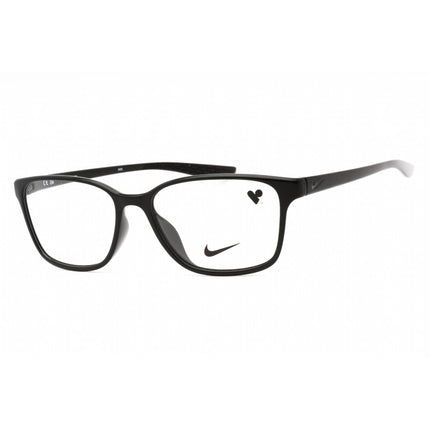 Nike Unisex Eyeglasses - Black Plastic Rectangular Full Rim Frame | NIKE 7027 003 ,
