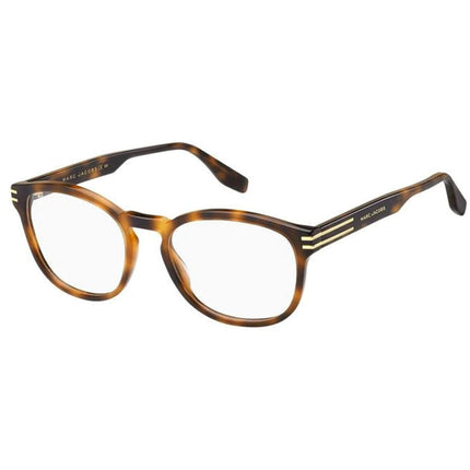 Marc Jacobs Men's Eyeglasses - Clear Lens Havana Round Shape Frame | MARC 605 0086 00 ,