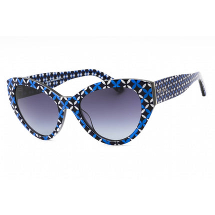 Kate Spade Women's Sunglasses - Blue Pattern Cat Eye Frame | PAISLEIGH/S 0S6F 9O ,