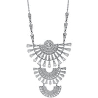 Swarovski Women's Necklace - Sparkling Dance Rhodium Plated and Crystal | 5564432 ,