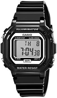 Casio Men's Classic Casual Alarm Chrono Black Resin Digital Dial Watch | F108WHC-1A ,