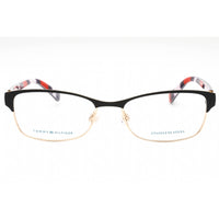 Tommy Hilfiger Women's Eyeglasses - Black Gold Rectangular Frame | TH 1684 02M2 00 ,