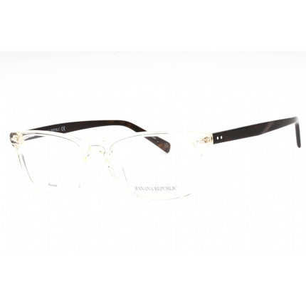 Banana Republic Men's Eyeglasses - Beige Crystal Plastic Full Rim | BR 108 0SD9 00 ,