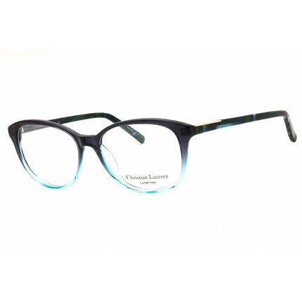 Christian Lacroix Women's Eyeglasses - Blue Gradient Plastic Oval Frame | CL1040 621 ,