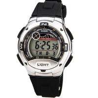 Casio Men's Black Casual Sports Tide Graph Moon Phase Data Watch | W753-1A ,