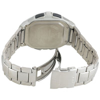 Casio Men's Waveceptor Atomic Digital Illuminator Stainless Steel Bracelet Chrono Watch | WV58DA-1A ,