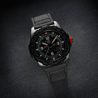 Luminox Men's Swiss Quartz Watch - Bear Grylls Survival Air GMT Black Strap | 3761 ,