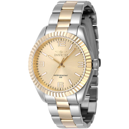 Invicta Women's Quartz Watch - Specialty Gold Tone Dial Two Tone Bracelet | 47472 ,