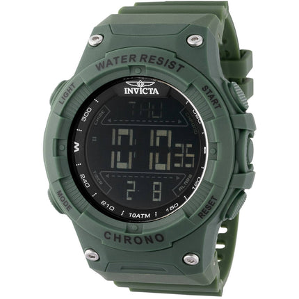 Invicta Men's Watch - Invicta Racing Digital Dial Green Polyurethane Strap | 47525 ,