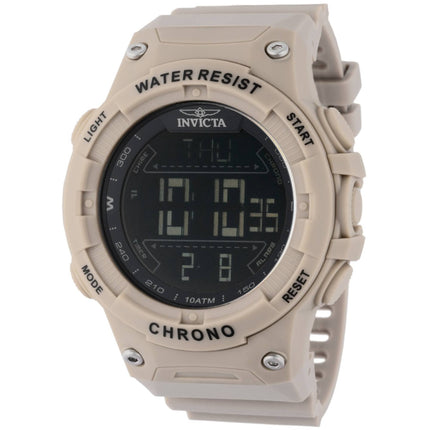 Invicta Men's Digital Watch - Invicta Racing Light Brown Polyurethane Strap | 47526 ,