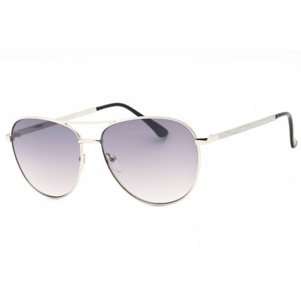 Guess Factory Women's Sunglasses - Shiny Light Nickeltin Frame | GF6157 10B ,