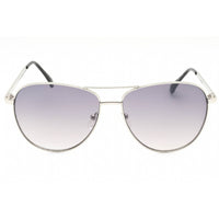 Guess Factory Women's Sunglasses - Shiny Light Nickeltin Frame | GF6157 10B ,