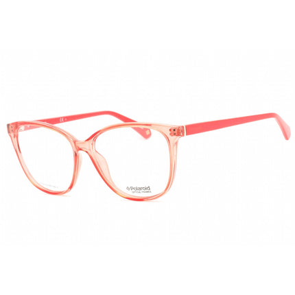 Polaroid Core Women's Eyeglasses - Peach Cat Eye Full Rim Frame | PLD D372 0733 00 ,