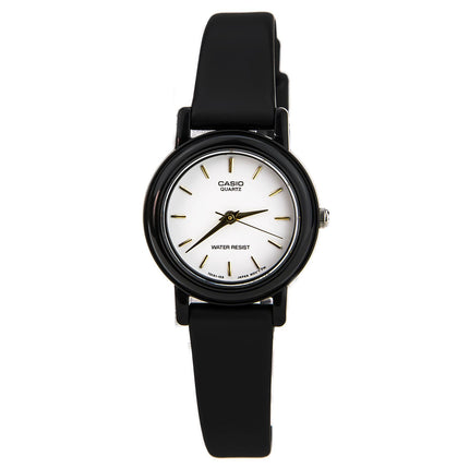 Casio Women's Classic Casual White Dial Black Resin Strap Watch | LQ139E-7A ,