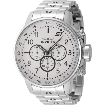 Invicta Men's Watch - S1 Rally Chronograph Silver Stainless Steel Bracelet | 23078 ,