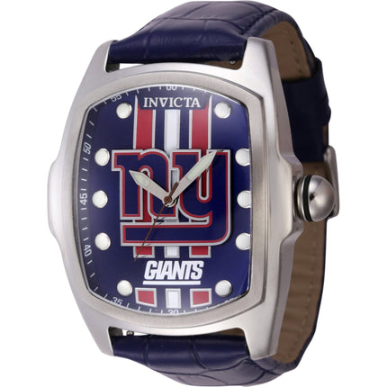 Invicta Men's Watch - NFL New York Giants Quartz Blue Genuine Leather Strap | 45455 ,