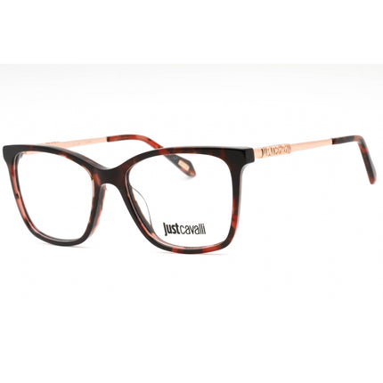 Just Cavalli Women's Eyeglasses - Shiny Red Tortoise Plastic Cat Eye | VJC007 09JC ,
