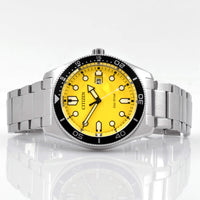 Citizen Men's Watch - Eco-Drive Yellow Dial Stainless Steel Bracelet | AW1760-81Z ,