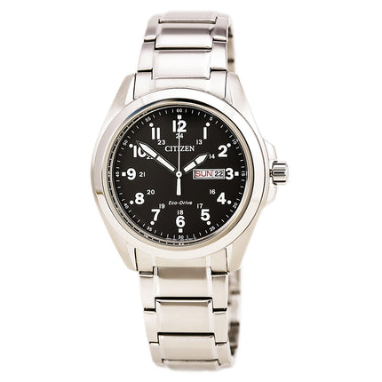 Citizen AW0050-82E Men's Sport Eco-Drive Black Dial Stainless Steel Bracelet Watch ,