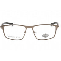 Harley Davidson Men's Eyeglasses - Matte Gunmetal Metal Rectangular Frame | HD0978 009 ,