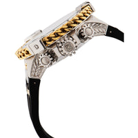 Invicta Men's Dive Watch - Bolt Chronograph Gold and Black Dial Silicone Strap | 35580 ,