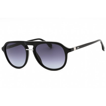 Hugo Boss Men's Sunglasses - Black Aviator Shape Full Rim Frame | BOSS 1435/S 0807 9O ,