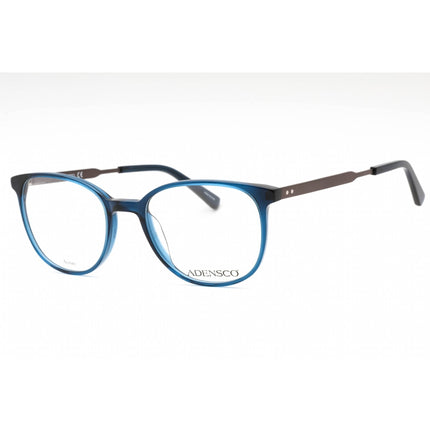 Adensco Men's Eyeglasses - Crystal Blue Plastic Oval Full Rim Frame | AD 122 0QM4 00 ,