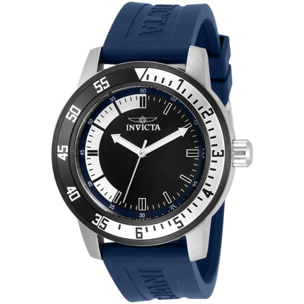 Invicta Men's Watch - Specialty White, Blue and Black Dial Silicone Strap | 34013 ,