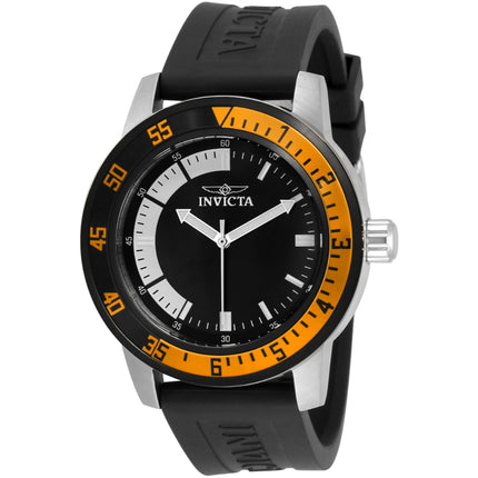 Invicta Men's Watch - Specialty Quartz White and Black Dial Silicone Strap | 34014 ,