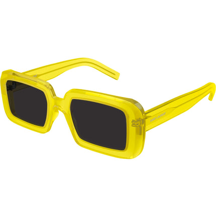 Saint Laurent Unisex Sunglasses - Yellow Acetate Frame Black Lens | SL534SUNRISE 004 ,