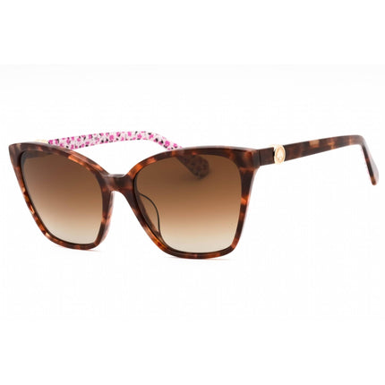 Kate Spade Women's Sunglasses - Havana Plastic Cat Eye Frame | AMIYAH/G/S 0086 LA ,