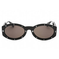 Moschino Women's Sunglasses - Black Oval Plastic Full Rim Frame | MOS141/S 0807 IR ,