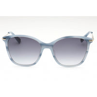Longchamp Women's Sunglasses - Marble Blue Plastic Cat Eye Full Rim Frame | LO660S 421 ,