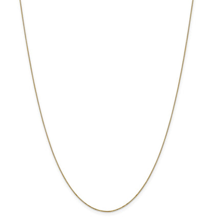 14k Carded.5mm Box Chain(CARDED) | 5BY ,