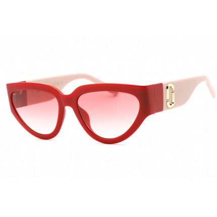 Marc Jacobs Women's Sunglasses - Red Pink Plastic Cat Eye Frame | MARC 645/S 092Y TX ,