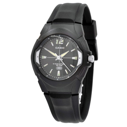 Casio Black Resin Case Black Band Watch | LX-600E-1A ,