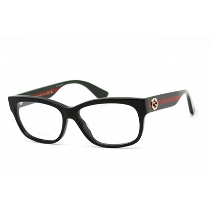 Gucci Women's Eyeglasses - Black Multicolor Acetate Cat Eye Full Rim | GG0278O 011 ,