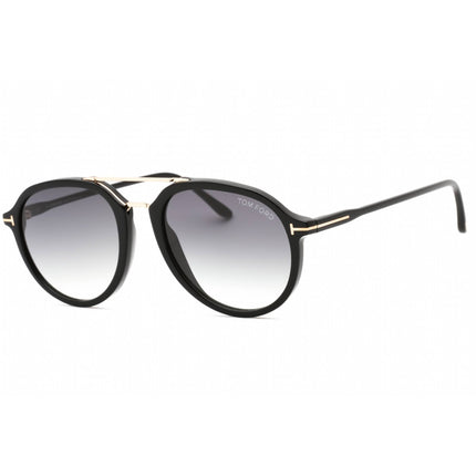 Tom Ford Men's Sunglasses - Shiny Black 53mm Frame Grey Gradient Lens | FT0674 01B ,