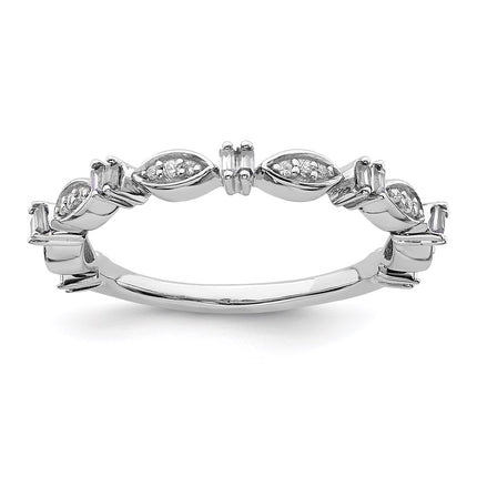 Sterling Silver Stackable Expressions Diamond Ring | QSK2179 ,