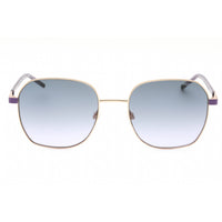 Hugo Women's Sunglasses - Gold Violet Metal Square Shape Frame | HG 1276/S 0S9E H1 ,