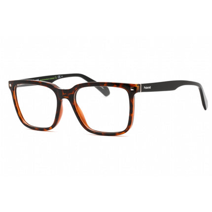 Polaroid Core Men's Eyeglasses - Havana Square Shape Full Rim Frame | PLD D436 0086 00 ,