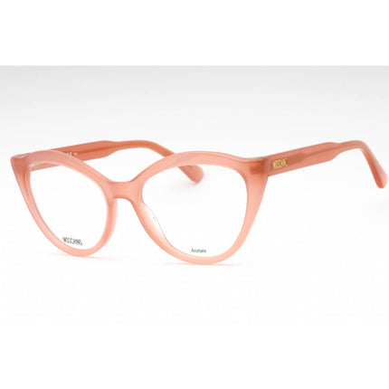 Moschino Women's Eyeglasses - Peach Acetate Cat Eye Shape Full Rim Frame | MOS607 733 ,