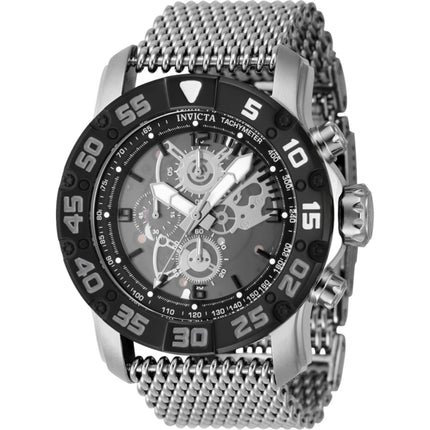 Invicta Men's Watch - Invicta Racing Quartz Chronograph Black Skeleton Dial | 48052 ,