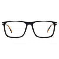 David Beckham Men's Eyeglasses - Black Havana Acetate Rectangular Frame | DB-1124 0WR7 ,