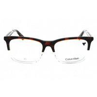 Calvin Klein Men's Eyeglasses - Havana/Crystal Acetate Square Full Rim | CK23547 234 ,
