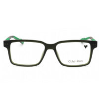 Calvin Klein Men's Eyeglasses - Khaki Acetate Frame Clear Demo Lens | CK23550 330 ,